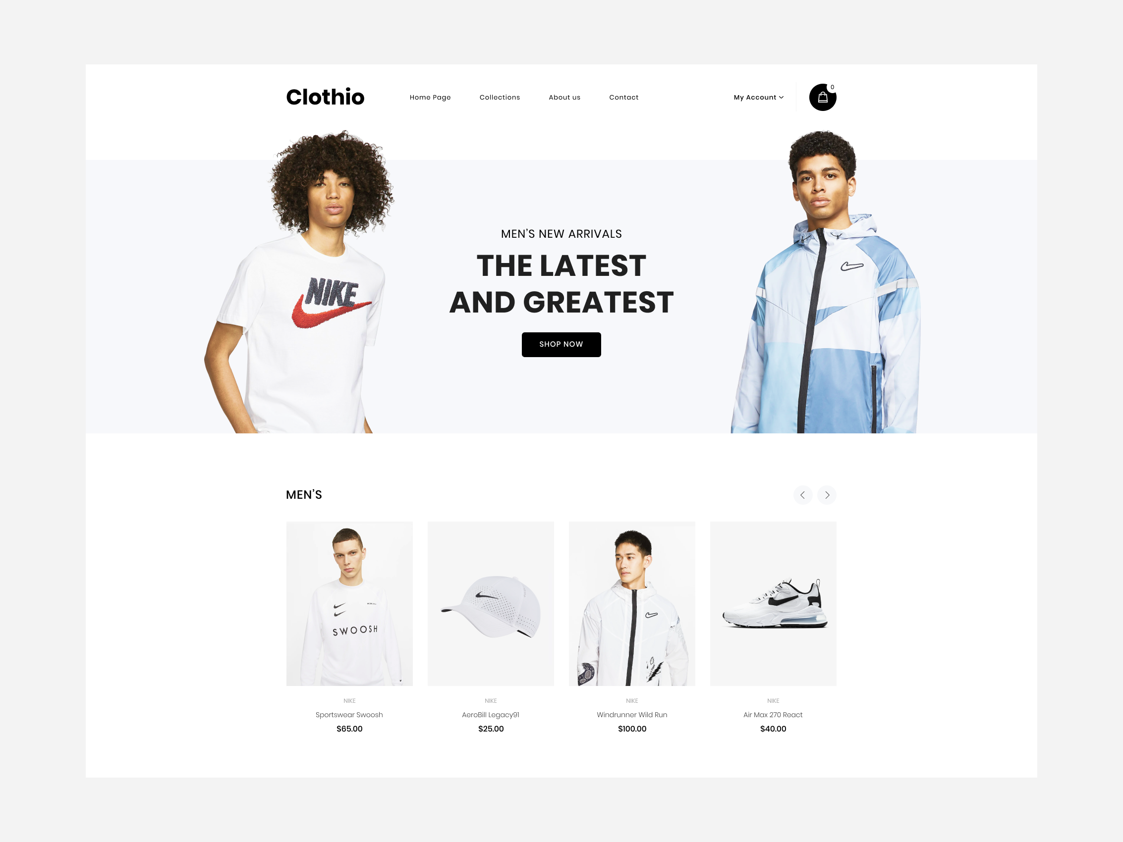 Clothio E-commerce