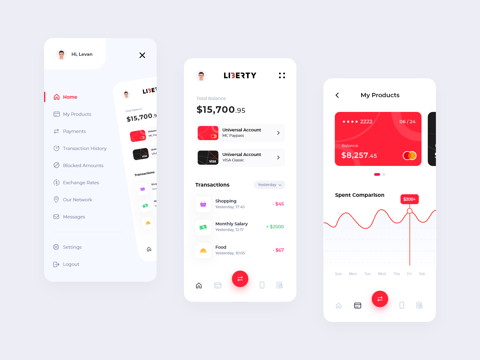 Liberty Banking App Redesign